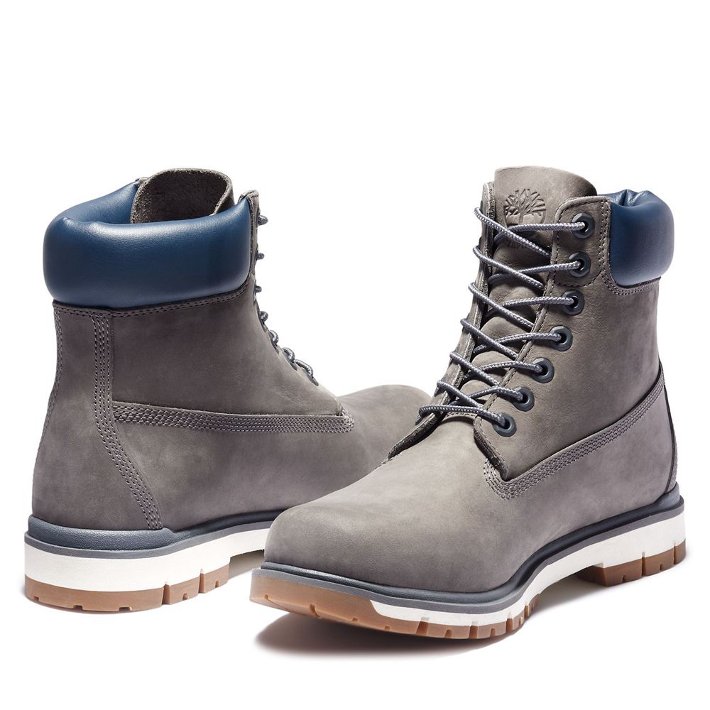 Bocanci 6-Inch Timberland Barbati Gri - Radford Waterproof - Romania - ROPJSV130